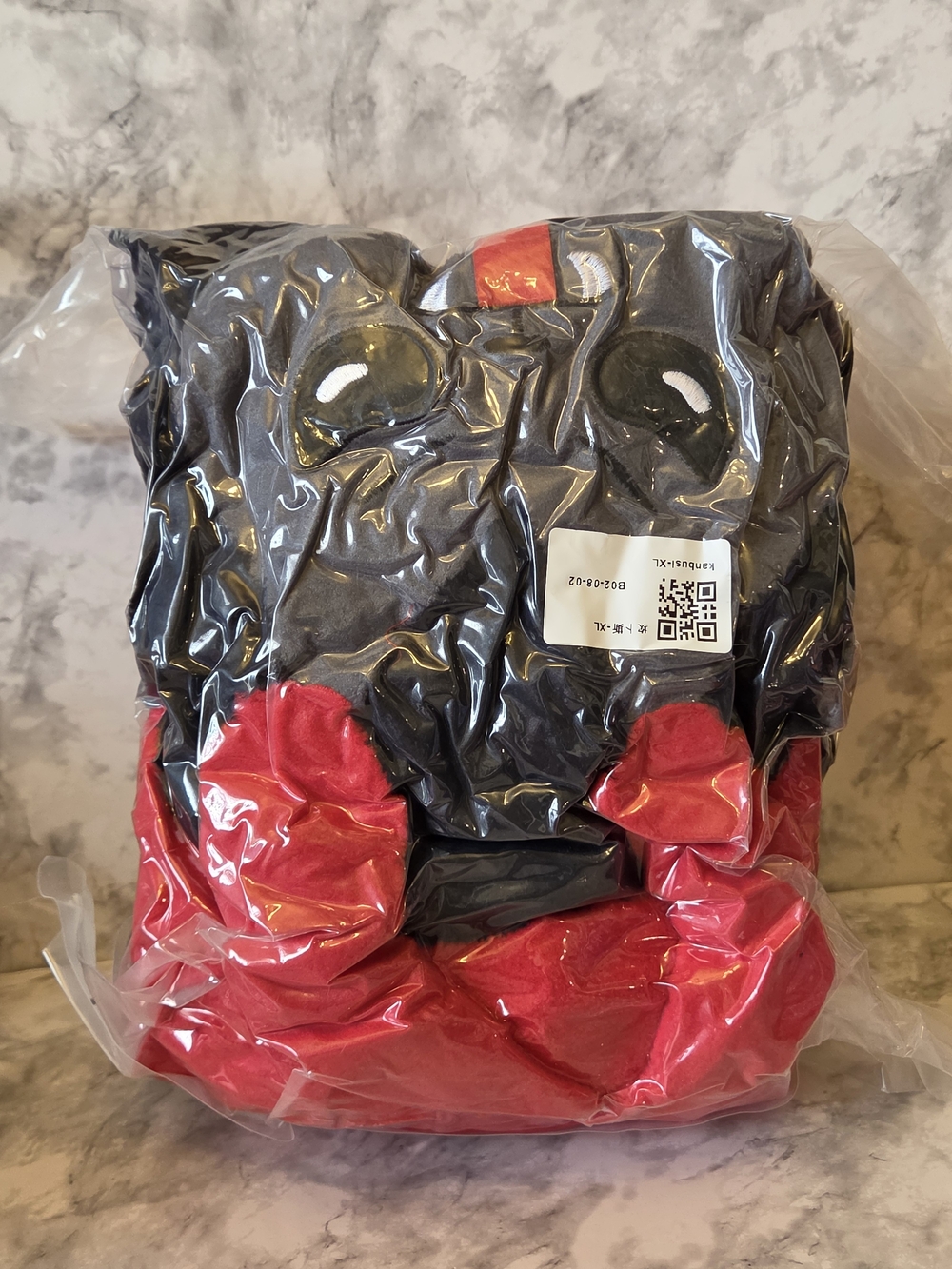 Women's XL Devil Onesie Halloween Costume - Red & Black